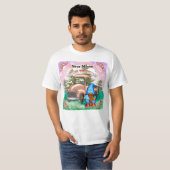 T-shirt Gnome né pour errer (Devant entier)
