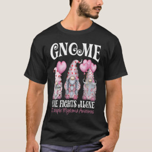 T-shirt Gnome One combat seul Bourgogne multiple Myélome A