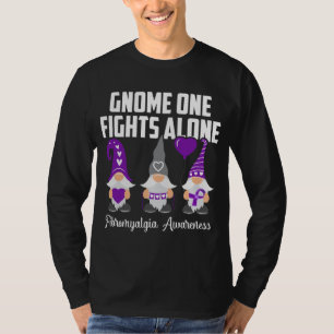 T-shirt Gnome One combat seul Fibromyalgie Sensibilisation