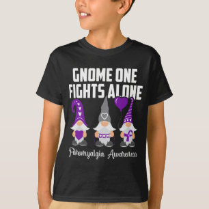 T-shirt Gnome One combat seul Fibromyalgie Sensibilisation