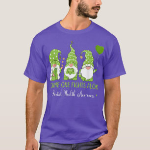 T-shirt Gnome One combat seul le carbone vert santé mental