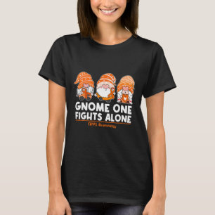 T-shirt Gnome One combat seul Orange Ribbon Crps lauréats