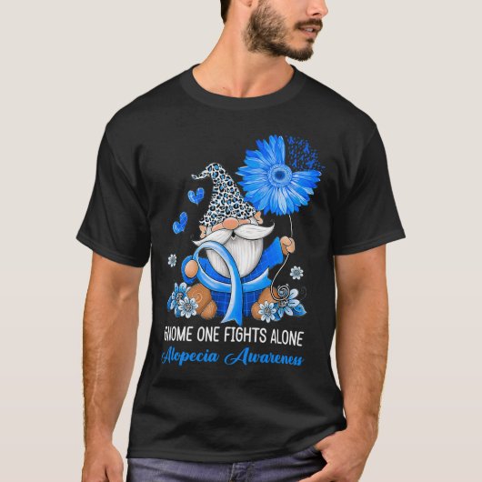 T-shirt Gnome One combat seul Ribbon Alopecia sensibilisat (Devant)