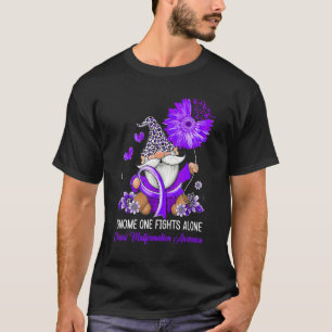 T-shirt Gnome One combat seul Ribbon Chiari Malformation