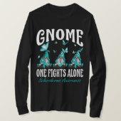 T-shirt Gnome One combat seul Scleroderma sensibilisation (Design devant)
