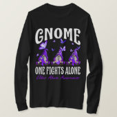 T-shirt Gnome One combat seul Sensibilisation à la maltrai (Design devant)
