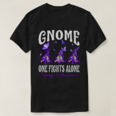 T-shirt Gnome One combat seul Trisomie 18 Sensibilisation (Design devant)
