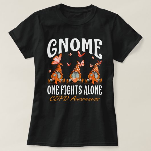 T-shirt Gnome One Fights Alone (Design devant)