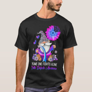 T-shirt Gnome One se bat seul Ribbon Birth Defects Défense