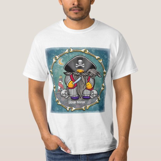 T-shirt Gnome pirate (Devant)