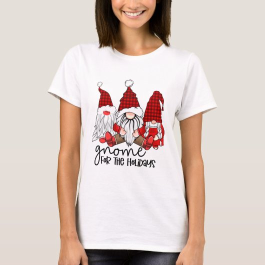 T-shirt Gnome pour les vacances, mignon (Devant)