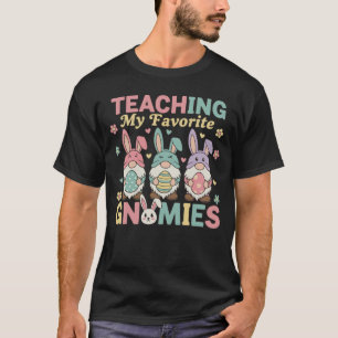 T-shirt Gnome Professeur Drôle Enseignant Mes Gnomies Préf