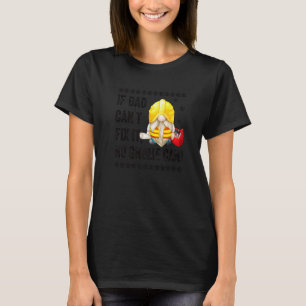 T-shirt Gnome Pun Pour Constructeur Si Papa Ne Peut Pas Le