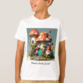 T-shirt "Gnome’s Garden Retreat" (Devant)