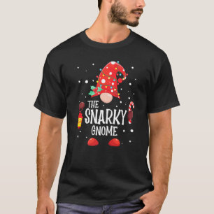 T-shirt Gnome Snarky Matching Famille Gnome de Noël P
