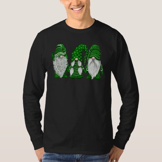 T-shirt Gnome St Patrick Day Irlandais Vert Saint Patrick (Devant)