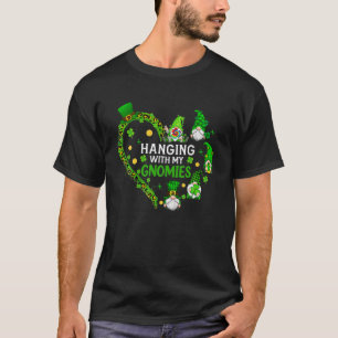 T-shirt Gnome St Patrick's Day pendent avec mes Gnomies Sh