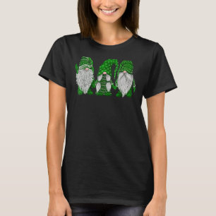 T-shirt Gnome Sweater Vert St Patrick's Day Irlandais Gnom