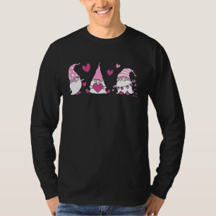 T-shirt Gnome tenant des cœurs mignon Gnome