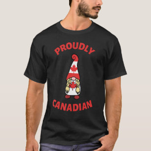 T-shirt Gnomes canadiens Fièrement Feuille d'érable canadi