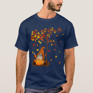 T-shirt Gnomes citrouilles Automne Mignons Halloween Thank
