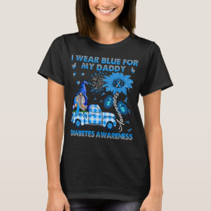 T-shirt Gnomes De Camion Je Porte Du Bleu Pour Mon Papa Di