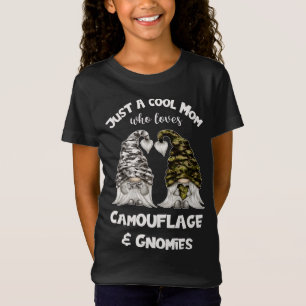 T-Shirt Gnomes De Camouflage Drôle Pour Maman Cool - Gnomi