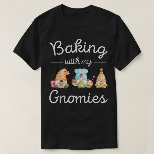 T-shirt Gnomes de cuisine femmes Gnome Baker (Design devant)