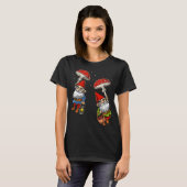 T-shirt Gnomes de forêt Hippie Champignons Nature Fungi Ps (Devant entier)