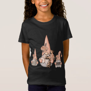 T-Shirt Gnomes de jardin avec lapin d'oeuf de croix de léo