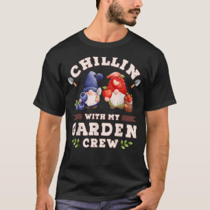 T-shirt gnomes de jardin avec myrtilles et pommes