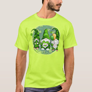 T-shirt Gnomes de la Saint-Patrick Shamrock-54989