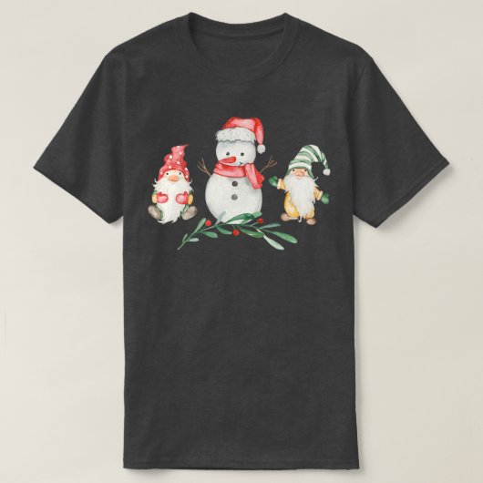 T-shirt Gnomes de Noël (18) (Design devant)