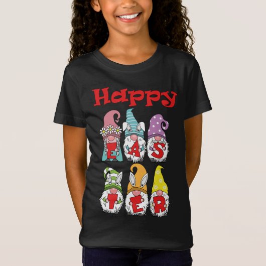 T-Shirt Gnomes de Pâques Drôle Chasse aux Oeufs de Pâques (Devant)