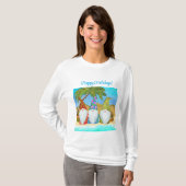 T-SHIRT GNOMES DE PLAGE (Devant entier)
