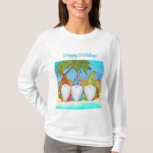 T-SHIRT GNOMES DE PLAGE (Devant)
