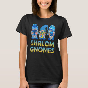T-shirt Gnomes de Shalom Vêtements de nuit de Hanukkah jui