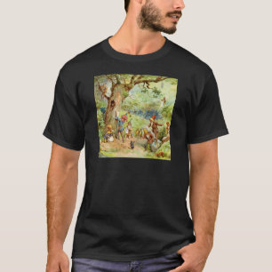 T-shirt Gnomes, elfes et fées dans la forêt magique