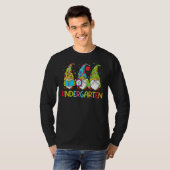 T-shirt Gnomes Équipe de maternelle Enseignant de première (Devant entier)