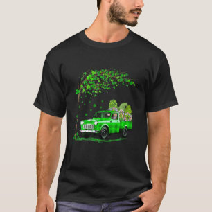 T-shirt Gnomes équitation Camion Joyeux St Patrick's Day H