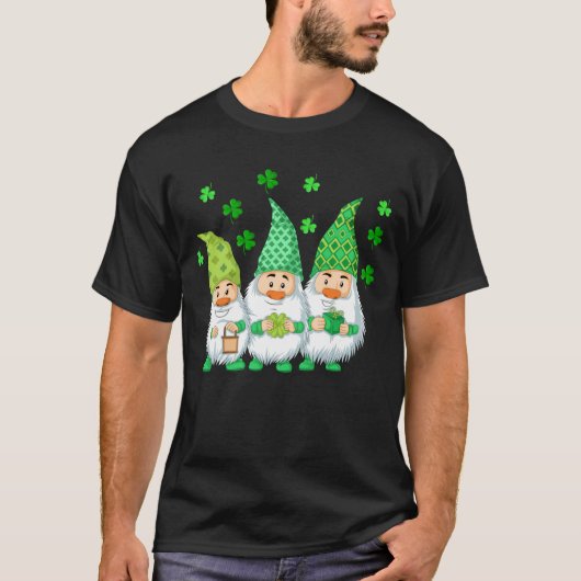 T-shirt Gnomes Jour de la Saint Patrick (Devant)