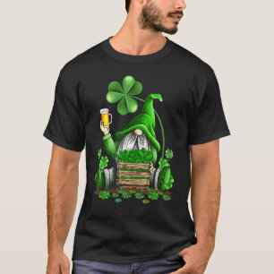 T-shirt Gnomes Jour de la Saint Patrick Vert Irlandais Gno