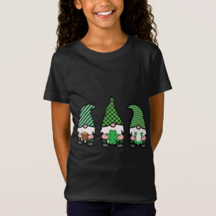 T-Shirt Gnomes Jour de la Saint Patrick Vert Shamrock irla