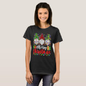 T-shirt Gnomes Merry Christmas Light Gnome Xmas  (Devant entier)