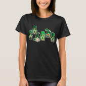 T-shirt Gnomes Plaid Buffalo Vert Heureux (Devant)
