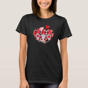 T-shirt Gnomes Valentine's Day Love Your Gnomies Holding H