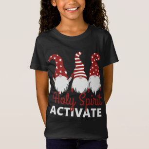 T-Shirt Gnomes XMAS Saint-Esprit Activate - Drôle chrétien