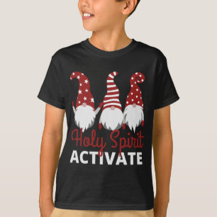 T-shirt Gnomes XMAS Saint-Esprit Activate - Drôle chrétien