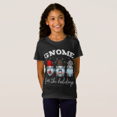 T-Shirt Gnomies adorables Joyeux Noël Famille Correspondan (Devant entier)