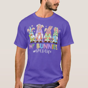 T-shirt Gnomies amusantes Aimer mes lapins SPED Life Mat d